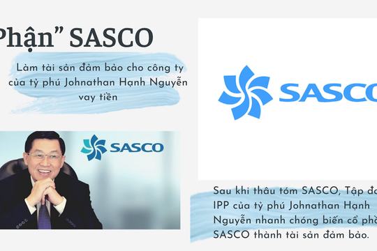 “Phận” SASCO: Làm tài sản đảm bảo cho công ty của tỷ phú Johnathan Hạnh Nguyễn vay tiền