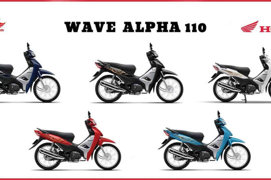 Cập nhật bảng giá xe máy Honda Wave Alpha 2022 mới nhất tháng 3/2022