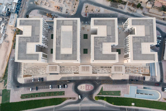 Qatar xây tòa nhà đánh dấu năm đăng cai tổ chức World Cup 2022