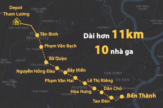 Tuyến Metro số 2 tiếp tục “trễ hẹn” thêm 4 năm