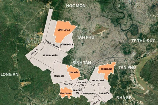3 huyện tại TP. HCM phát triển thẳng lên thành phố trực thuộc thành phố