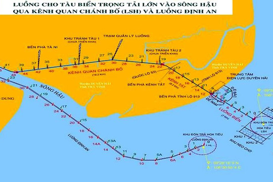 Cần Thơ kêu gọi đầu tư 500 tỷ đồng nạo vét hơn 30 km luồng Định An