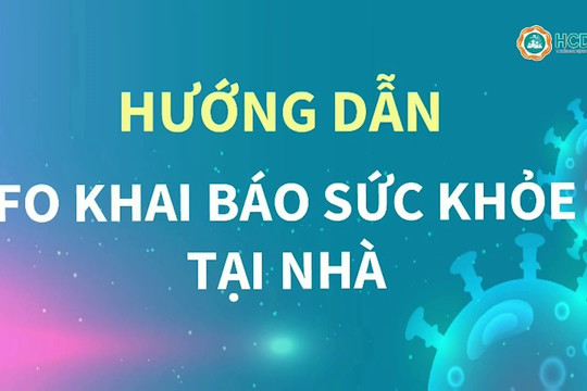 TP HCM hướng dẫn F0 khai báo và nhận giấy xác nhận tại nhà