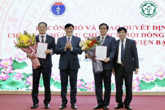 Bệnh viện Bạch Mai có Giám đốc và Chủ tịch mới