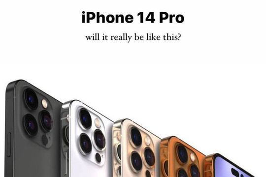 Lộ diện nhiều thông tin, hình ảnh mới về iPhone 14 Series