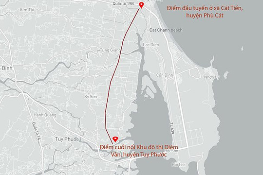 Bình Định khởi công đường ven biển Cát Tiến – Diêm Vân gần 2.700 tỷ đồng