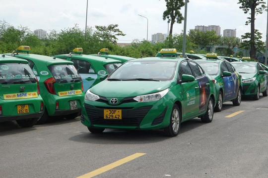 Hà Nội: Hơn 7.000 xe taxi dừng hoạt động