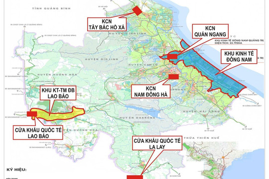 Bàn giao mặt bằng Khu công nghiệp Quảng Trị trong tháng 8/2022