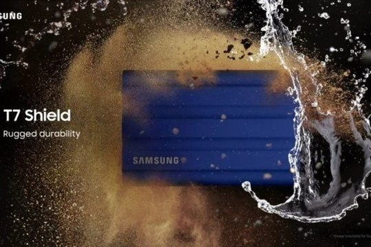 Samsung "ra lò" ổ cứng SSD: Thiết kế đẹp, chịu được va đập mạnh