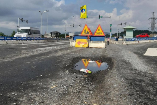 VEC 'phớt lờ' quyết định xử phạt, chây ì sửa chữa hư hỏng tại cao tốc Đà Nẵng - Quảng Ngãi