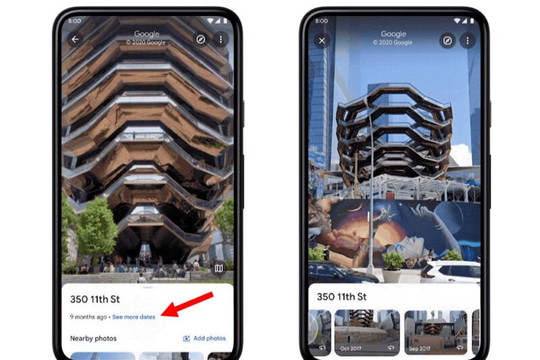 Google Street View bổ sung nhiều tính năng mới