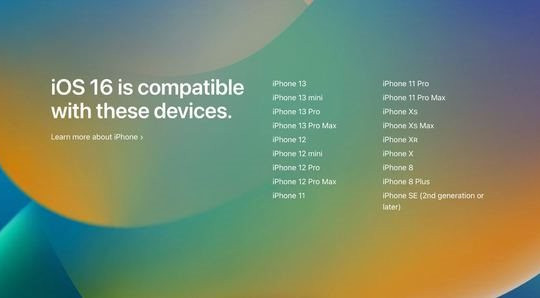 Những mẫu iPhone sẽ không lên được iOS 16