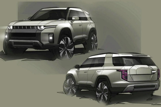 Tân binh Ssangyong Torres sắp ra mắt có thiết kế giống xe Jeep