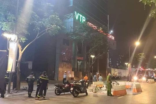 Công an TP.HCM thông tin về vụ cháy tại tòa nhà Vạn Thịnh Phát