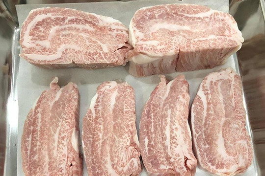 Thịt lợn Nhật Bản về Việt Nam giá 2,5 triệu đồng/kg, dành cho giới nhà giàu