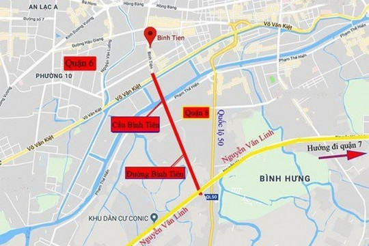 TP. HCM khởi động lại dự án cầu đường Bình Tiên hơn 2.000 tỷ đồng
