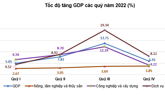 GDP năm 2022 tăng 8,02%