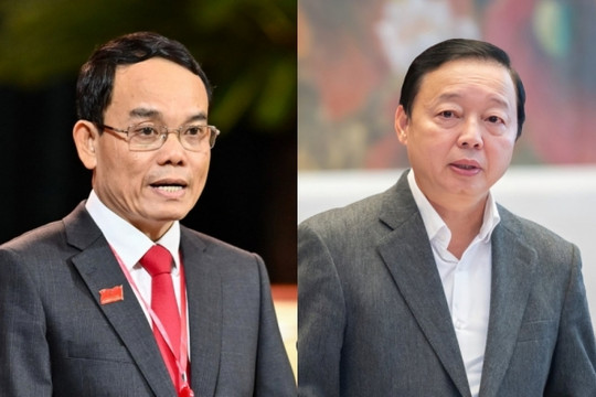 Trình Quốc hội phê chuẩn ông Trần Hồng Hà và Trần Lưu Quang làm Phó Thủ tướng