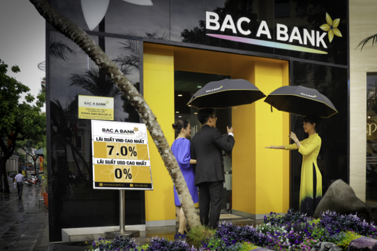 Bac A Bank (BAB): Người nhà và lãnh đạo thực hiện quyền mua lượng lớn cổ phiếu
