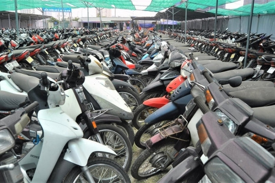 Huyện Hóc Môn: Sắp đấu giá lô xe máy 954 chiếc, giá khởi điểm 500.000 đồng/xe