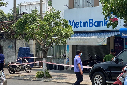 Đà Nẵng: Truy tìm đối tượng cướp ngân hàng VietinBank