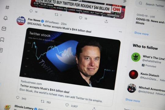 Twitter đắm trong downtrend kể từ khi về tay tỷ phú Elon Musk?