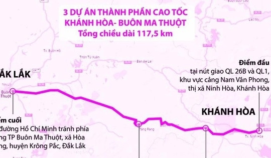 Cao tốc Khánh Hòa – Buôn Ma Thuột sẵn sàng khởi công
