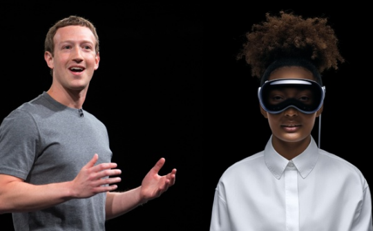 Mark Zuckerberg “chê” kính Vision Pro của Apple