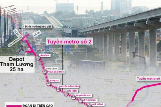 Cập nhật tiến độ dự án Metro Bến Thành - Tham Lương 47.800 tỷ