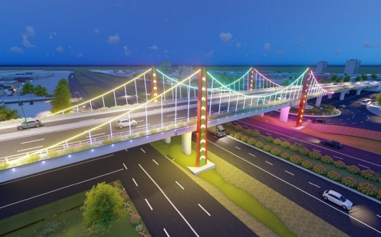 Bắc Giang chi gần 420 tỷ đồng để xây gấp cầu vượt nối điểm trung chuyển quốc tế
