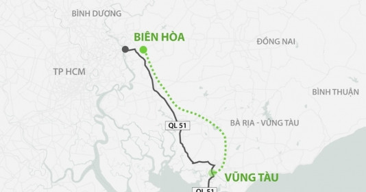 Đề xuất sử dụng đất từ sân bay Long Thành thực hiện cao tốc Biên Hòa - Vũng Tàu