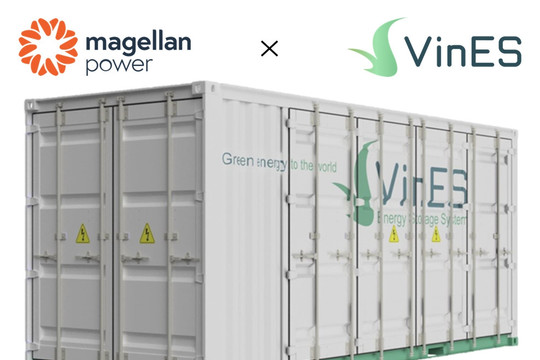 VinES bắt tay Magellan Power đưa giải pháp pin lưu trữ năng lượng vào thị trường Australia