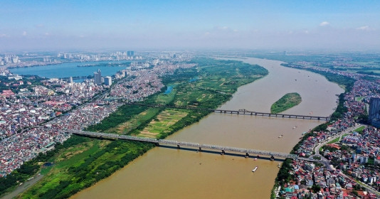 4 quận của Hà Nội cùng đề nghị xây công viên đa chức năng tại khu đất nằm giữa sông Hồng