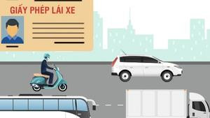 Infographics: Giấy phép lái xe gồm những hạng nào theo dự thảo Luật Trật tự, an toàn giao thông?
