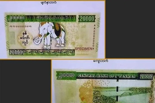 Myanmar chuẩn bị phát hành tiền mới có mệnh giá cao