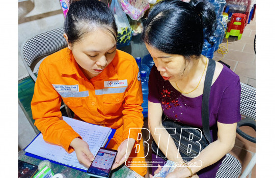 Điện lực thành phố Thái Bình: Chuyển đổi số trong thu nộp tiền điện