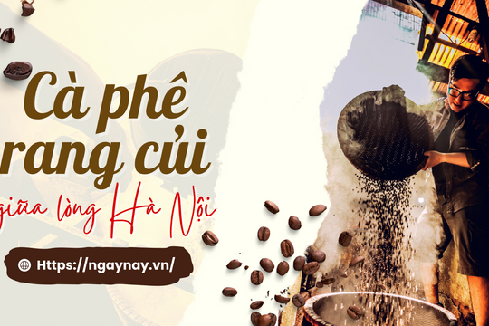 Cà phê rang củi giữa lòng Hà Nội