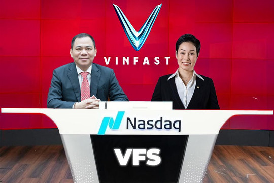 Livestream: VinFast rung chuông niêm yết tại Nasdaq, cổ phiếu VFS có lúc vượt 29 USD