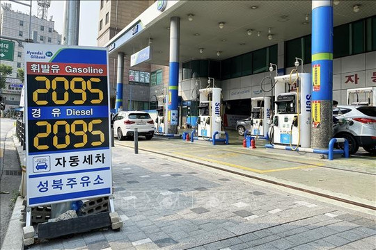 Hàn Quốc tiếp tục giảm thuế xăng dầu đến hết tháng 10/2023