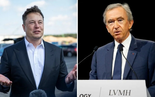Cổ phiếu Tesla bốc hơi 9,7%, ngôi vị tỷ phú số 1 thế giới của Elon Musk bị đe dọa bởi ông trùm LVMH