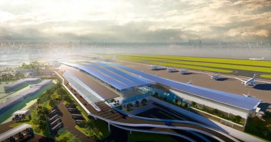 Choáng ngợp thiết kế ga sân bay Tân Sơn Nhất mang dáng hình áo dài Việt Nam