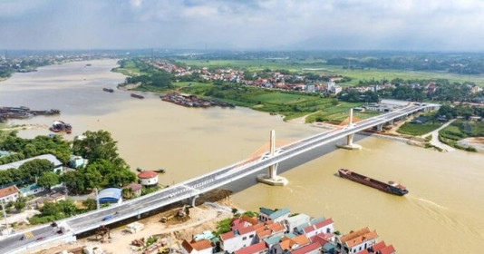 Cây cầu nối 2 tỉnh Vĩnh Phúc - Phú Thọ sẽ khánh thành đúng dịp Quốc khánh 2/9