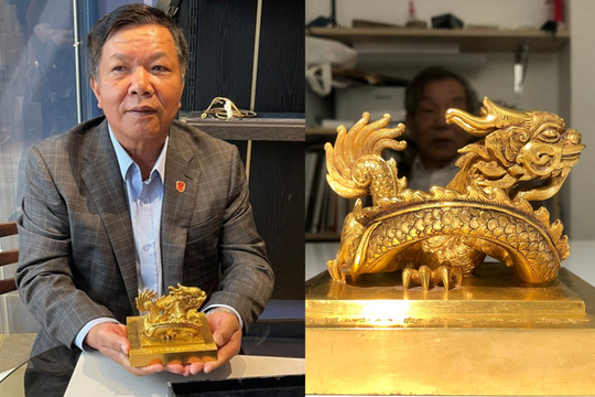 Đại gia Việt kín tiếng chi 6,1 triệu Euro mua ấn vàng Hoàng đế chi bảo từ Pháp về Việt Nam, xây Bảo tàng Hoàng Gia chứa hơn 5.000 hiện vật