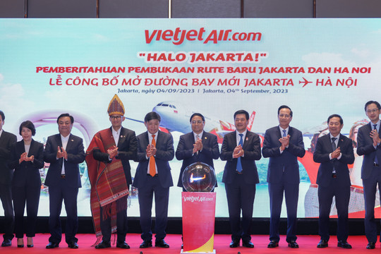 Vietjet công bố mở đường bay thẳng đầu tiên Jakarta – Hà Nội