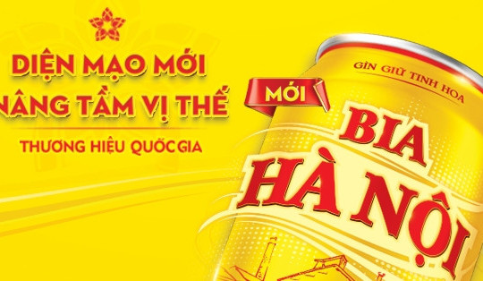 Bia Hà Nội ra mắt nhận diện thương hiệu mới