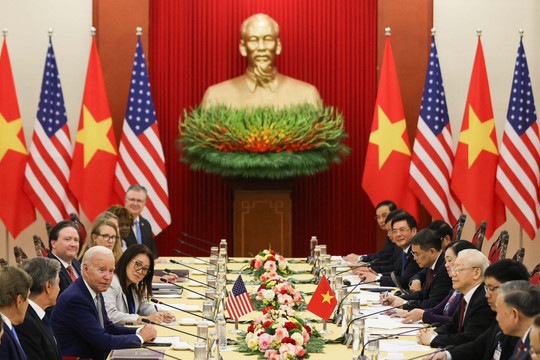 Tổng Bí thư Nguyễn Phú Trọng hội đàm với Tổng thống Joe Biden