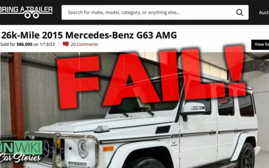 Một cuộc đấu giá xe kỳ lạ, chủ xe Mercedes-AMG G63 chiến thắng nhưng "lỗ" thêm 4.300 USD