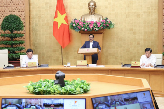 Thủ tướng Phạm Minh Chính chủ trì phiên họp Chính phủ thường kỳ tháng 9 với 63 địa phương