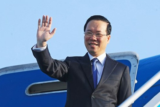Chủ tịch nước Võ Văn Thưởng lên đường sang Trung Quốc