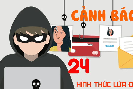 24 hình thức lừa đảo phổ biến trên không gian mạng Việt Nam